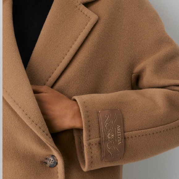 Babaton Slouch Coat in Camel - Picture 3 of 12